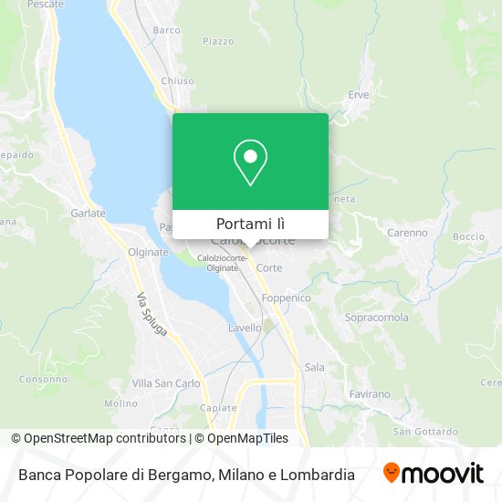 Mappa Banca Popolare di Bergamo