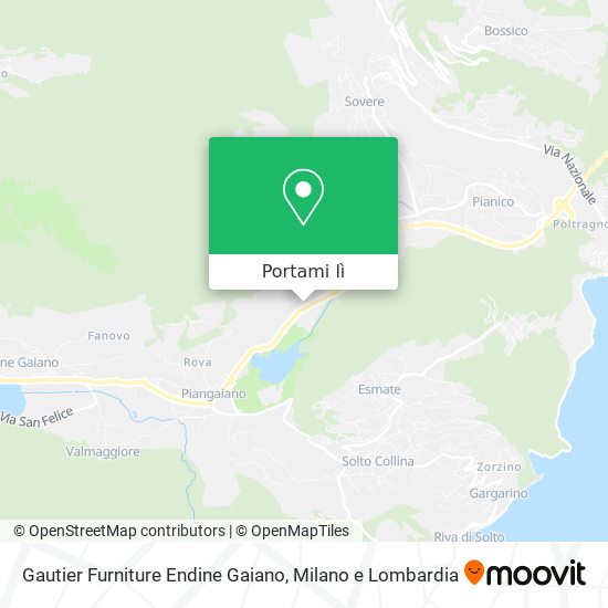 Mappa Gautier Furniture Endine Gaiano
