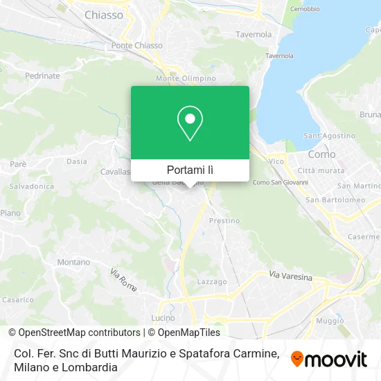 Mappa Col. Fer. Snc di Butti Maurizio e Spatafora Carmine