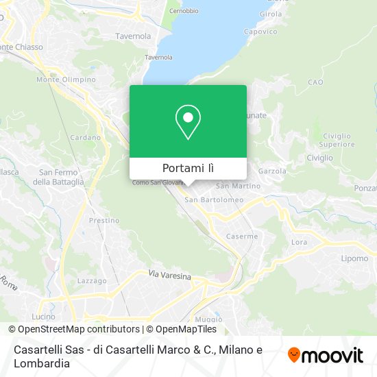 Mappa Casartelli Sas - di Casartelli Marco & C.