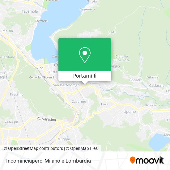 Mappa Incominciaperc