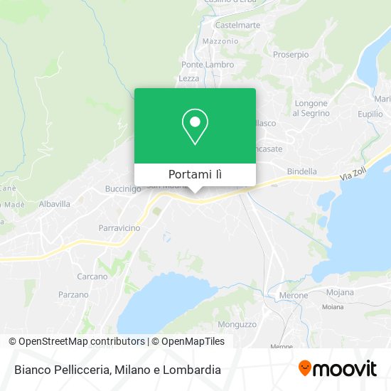Mappa Bianco Pellicceria
