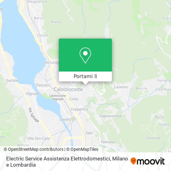 Mappa Electric Service Assistenza Elettrodomestici