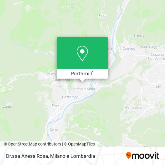 Mappa Dr.ssa Anesa Rosa