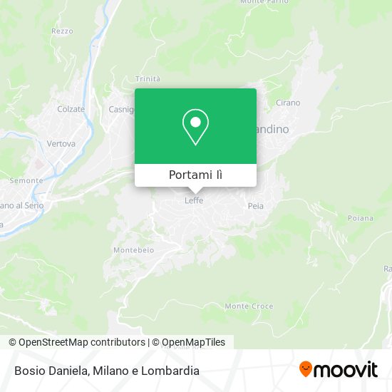 Mappa Bosio Daniela