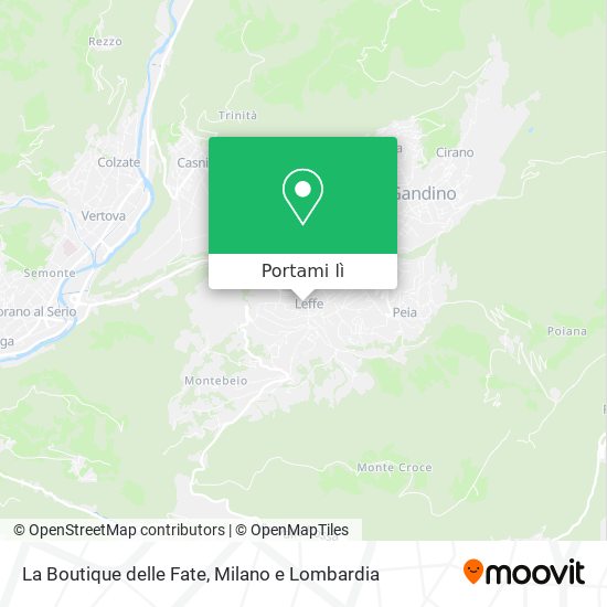 Mappa La Boutique delle Fate