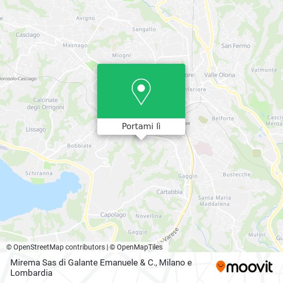Mappa Mirema Sas di Galante Emanuele & C.