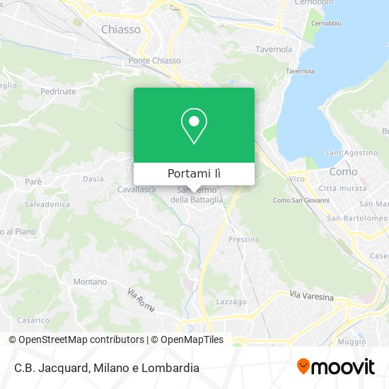Mappa C.B. Jacquard