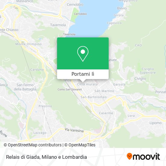 Mappa Relais di Giada