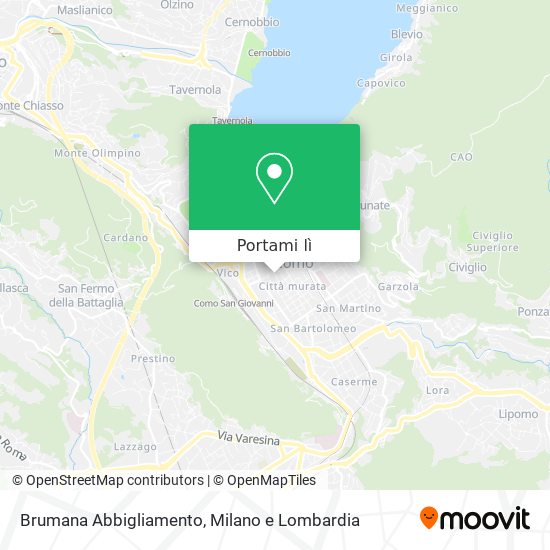 Mappa Brumana Abbigliamento