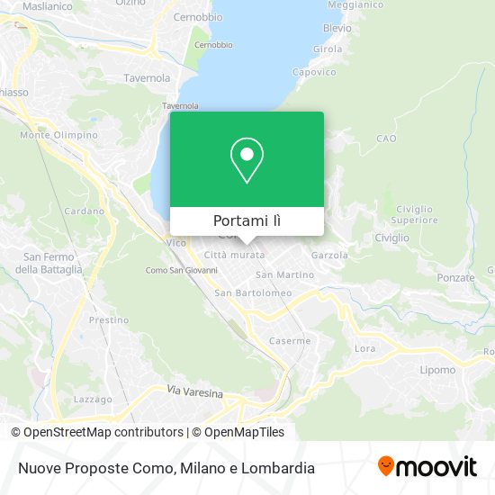 Mappa Nuove Proposte Como