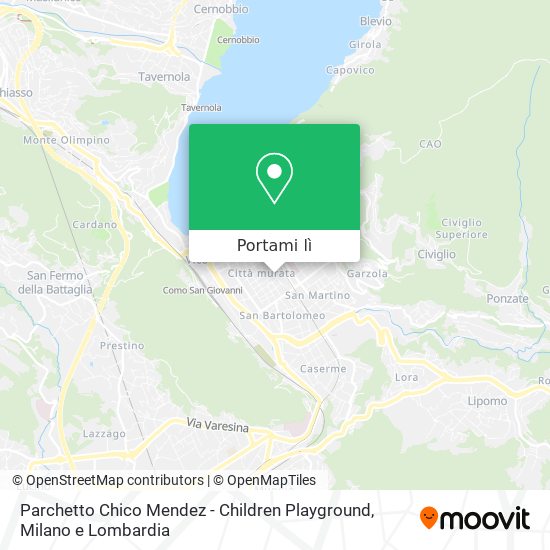 Mappa Parchetto Chico Mendez - Children Playground