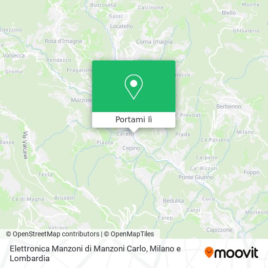 Mappa Elettronica Manzoni di Manzoni Carlo