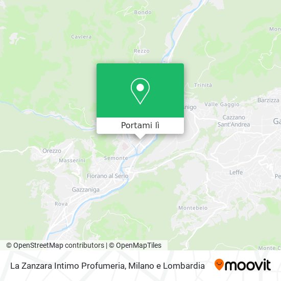 Mappa La Zanzara Intimo Profumeria