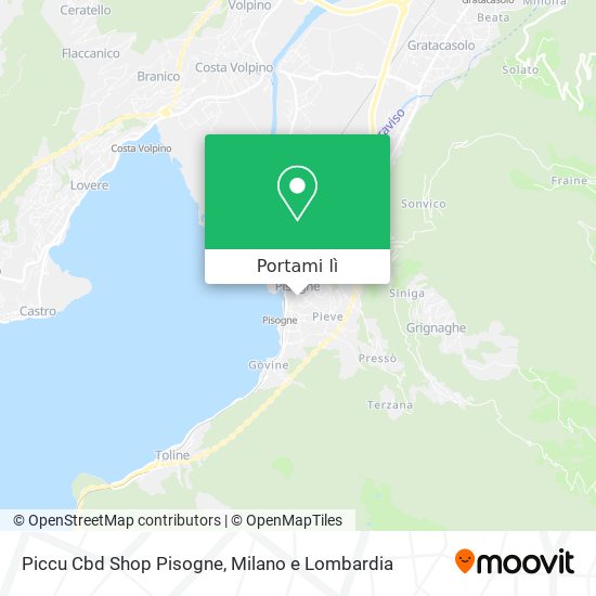 Mappa Piccu Cbd Shop Pisogne