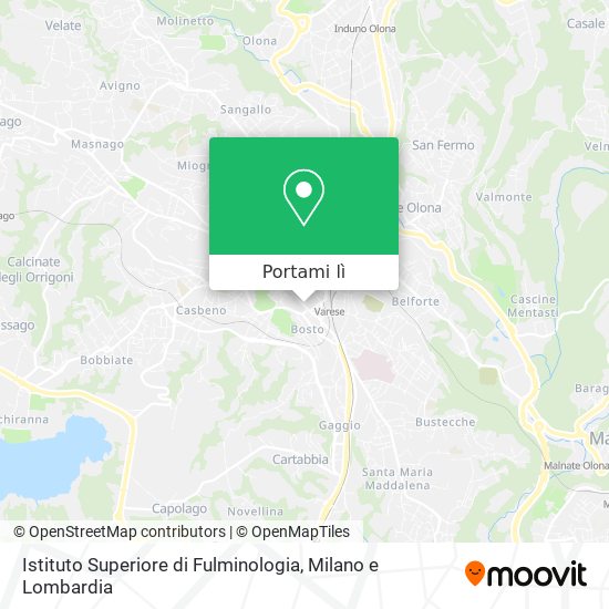 Mappa Istituto Superiore di Fulminologia