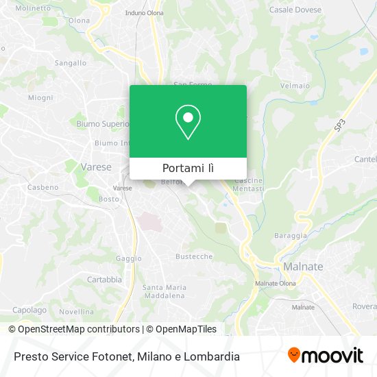 Mappa Presto Service Fotonet