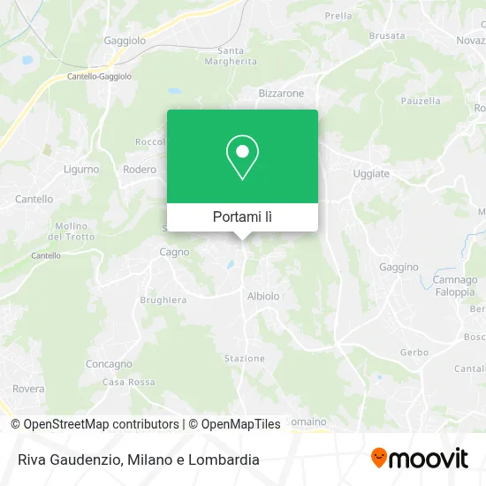 Mappa Riva Gaudenzio