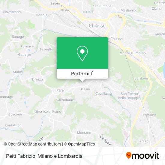Mappa Peiti Fabrizio