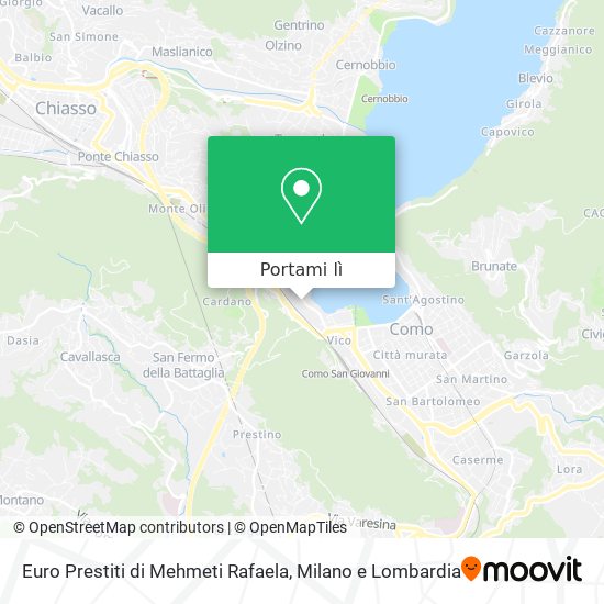 Mappa Euro Prestiti di Mehmeti Rafaela