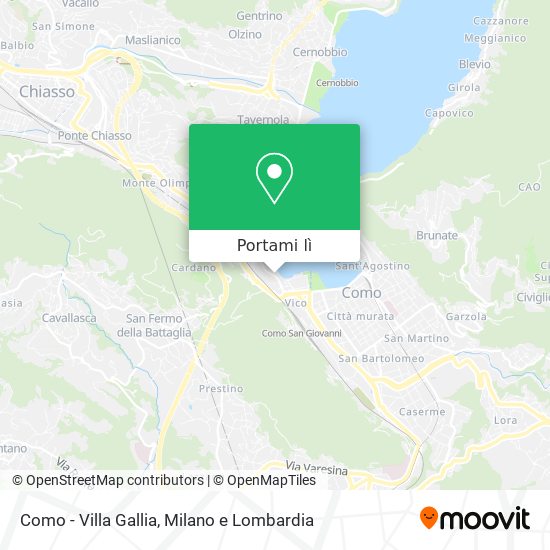 Mappa Como - Villa Gallia