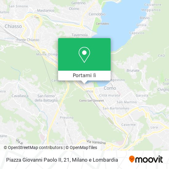Mappa Piazza Giovanni Paolo II, 21