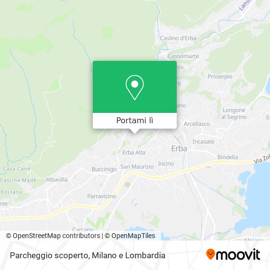 Mappa Parcheggio scoperto