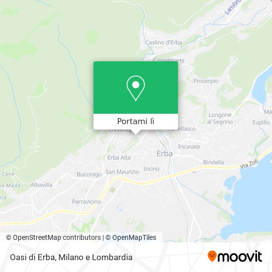 Mappa Oasi di Erba