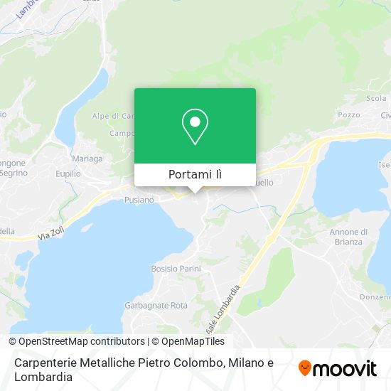 Mappa Carpenterie Metalliche Pietro Colombo