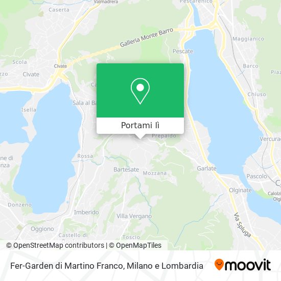 Mappa Fer-Garden di Martino Franco