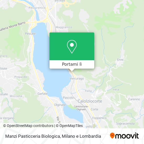 Mappa Manzi Pasticceria Biologica