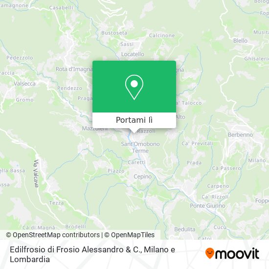Mappa Edilfrosio di Frosio Alessandro & C.