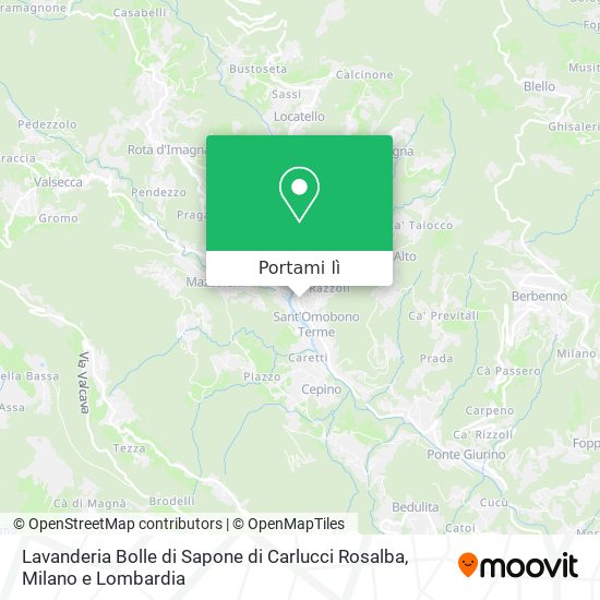 Mappa Lavanderia Bolle di Sapone di Carlucci Rosalba