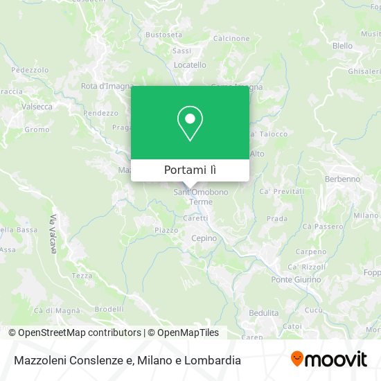 Mappa Mazzoleni Conslenze e