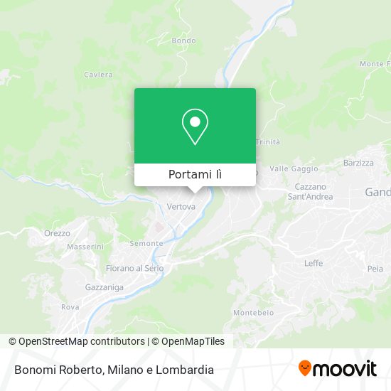 Mappa Bonomi Roberto