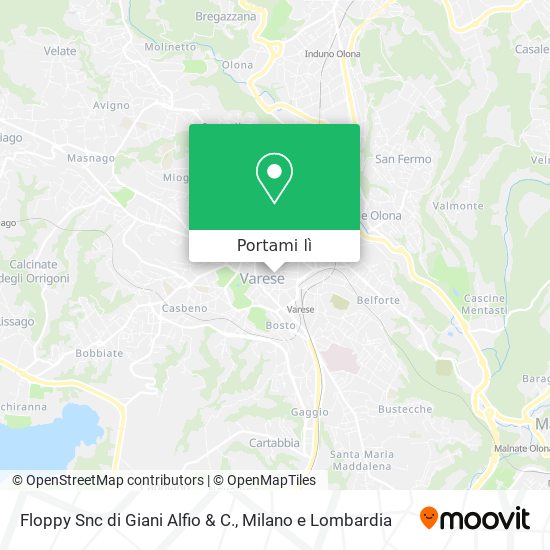 Mappa Floppy Snc di Giani Alfio & C.