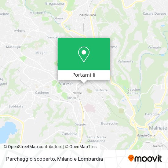 Mappa Parcheggio scoperto