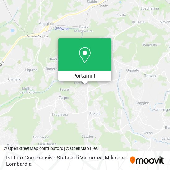 Mappa Istituto Comprensivo Statale di Valmorea