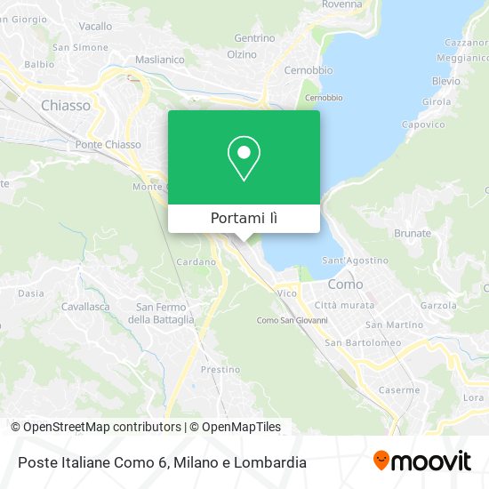 Mappa Poste Italiane Como 6
