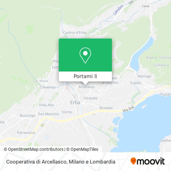 Mappa Cooperativa di Arcellasco