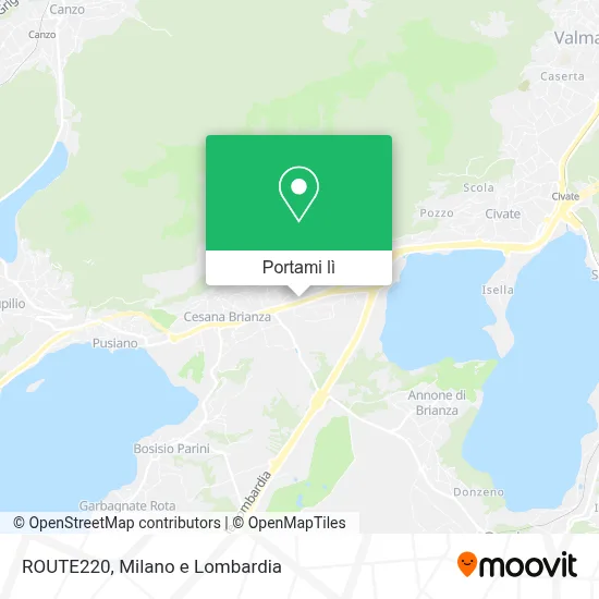 Mappa ROUTE220