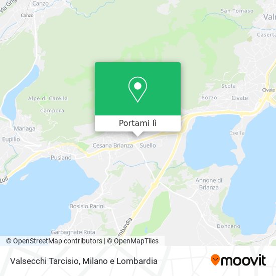 Mappa Valsecchi Tarcisio