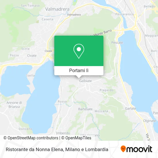 Mappa Ristorante da Nonna Elena