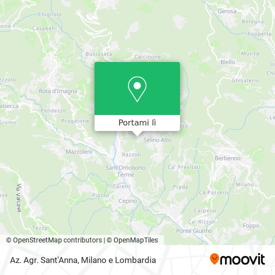 Mappa Az. Agr. Sant'Anna