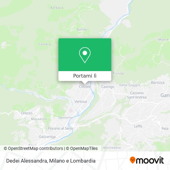 Mappa Dedei Alessandra