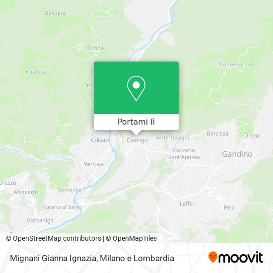 Mappa Mignani Gianna Ignazia