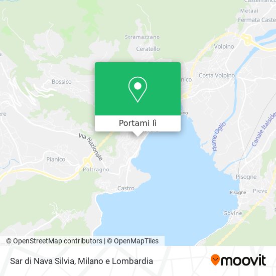 Mappa Sar di Nava Silvia