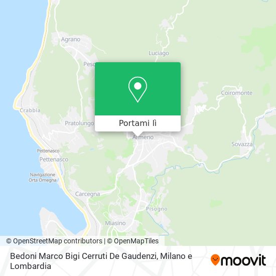 Mappa Bedoni Marco Bigi Cerruti De Gaudenzi
