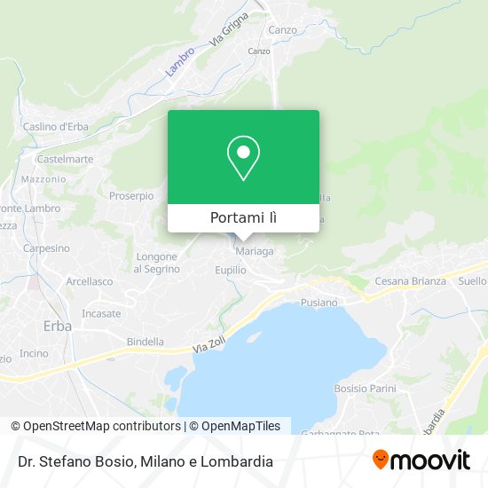 Mappa Dr. Stefano Bosio