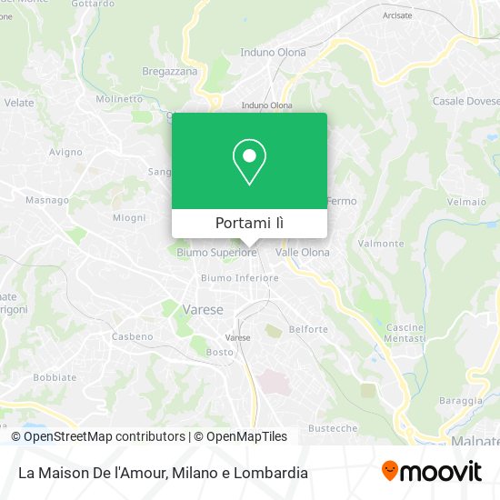 Mappa La Maison De l'Amour